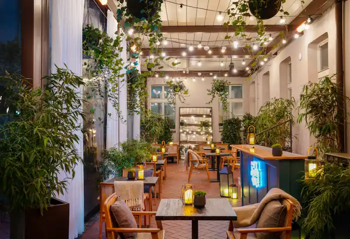 Winter terrace The Monkey Bar